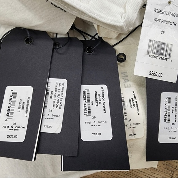 3/$120 - WHITE Rag and Bone / Jean - random mix of sizes/styles - Picture 8 of 12